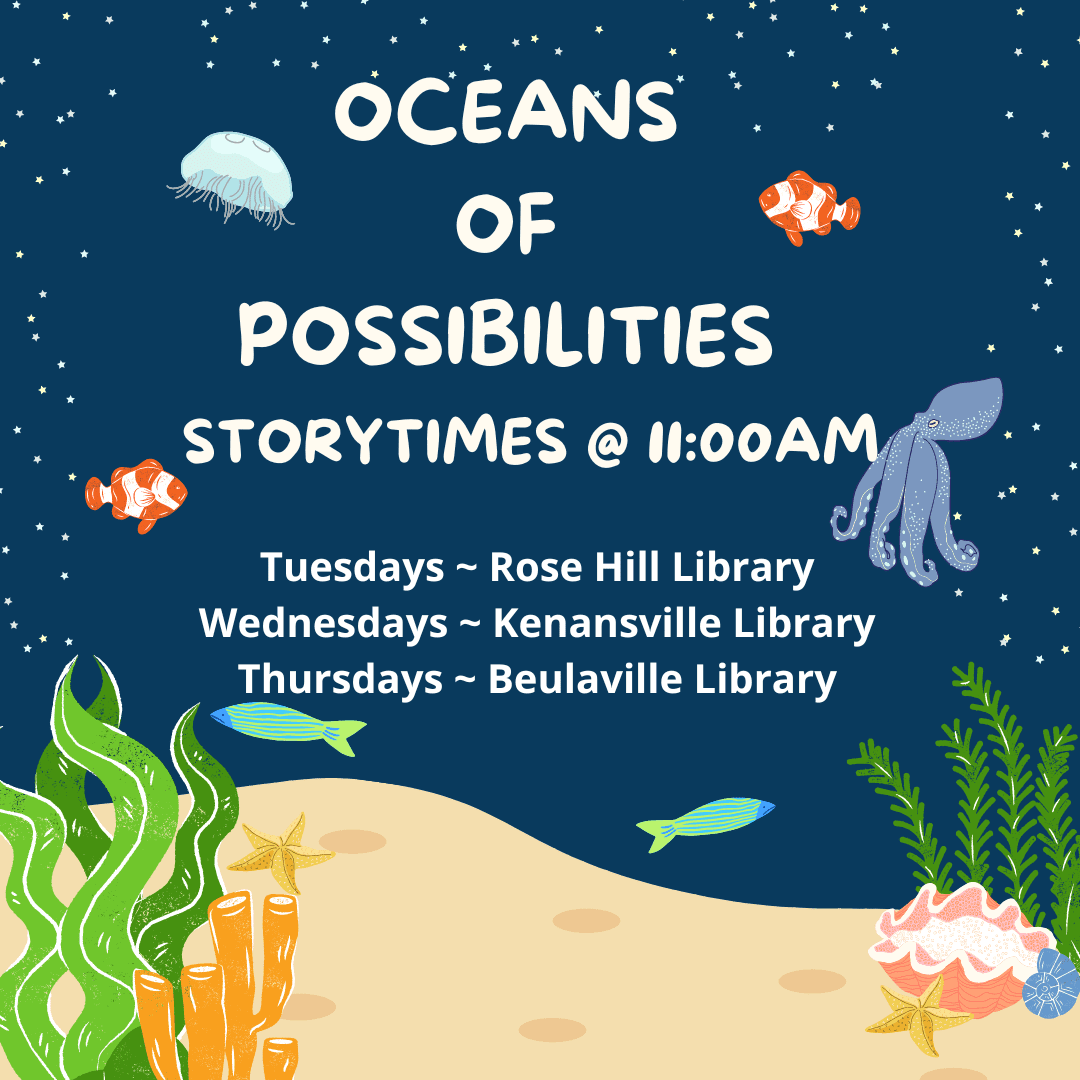 Duplin County Library Storytime Poster