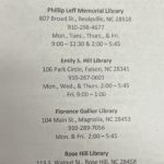 Click here to view library branches schedule image.