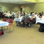 Photo of one of the Senior Dinners at the Duplin Commons.